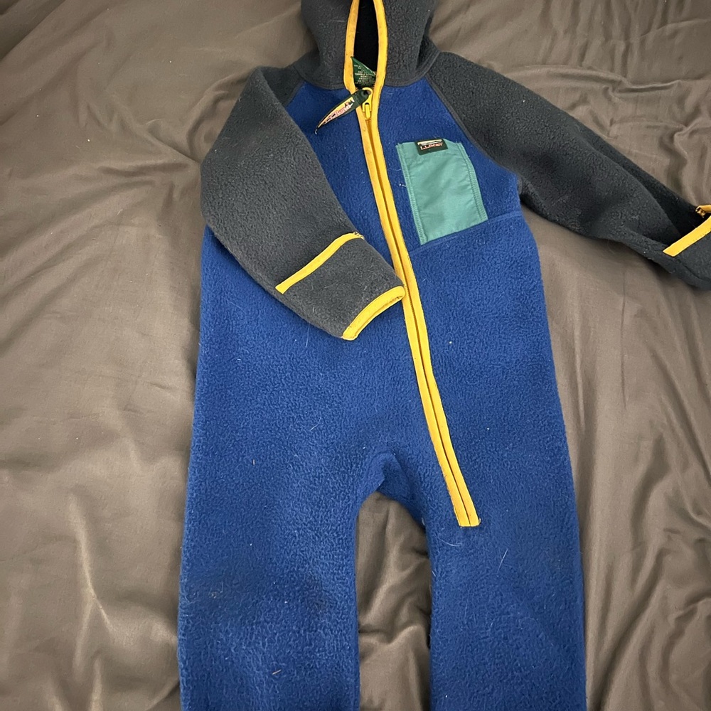 L.L. Bean Retro Mountain Classic Fleece Bunting, Colorblock